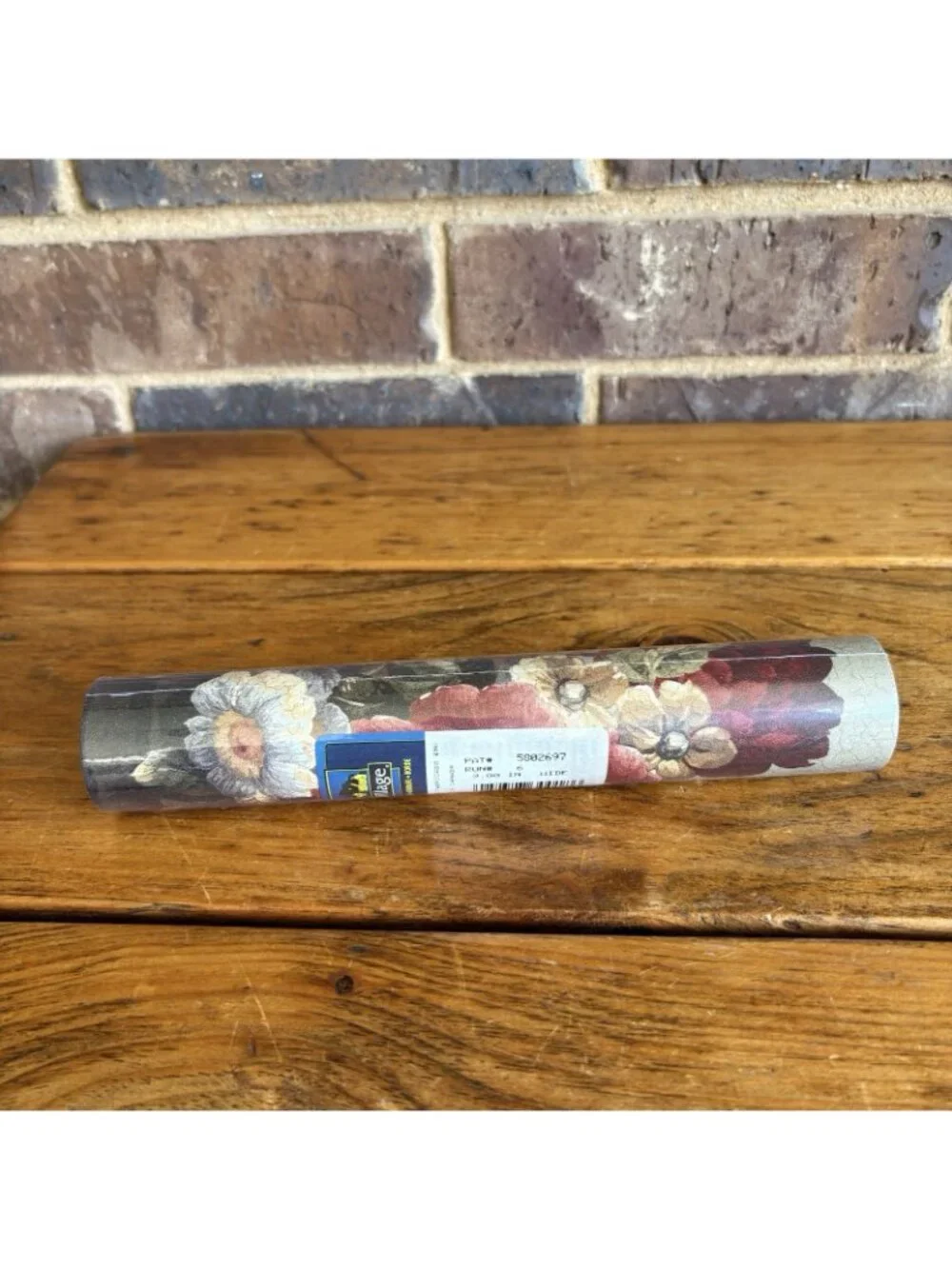 Village Wallpaper Border Cabbage Rose Pattern 5802697 SEALED 9” Wide 15 Ft Long
